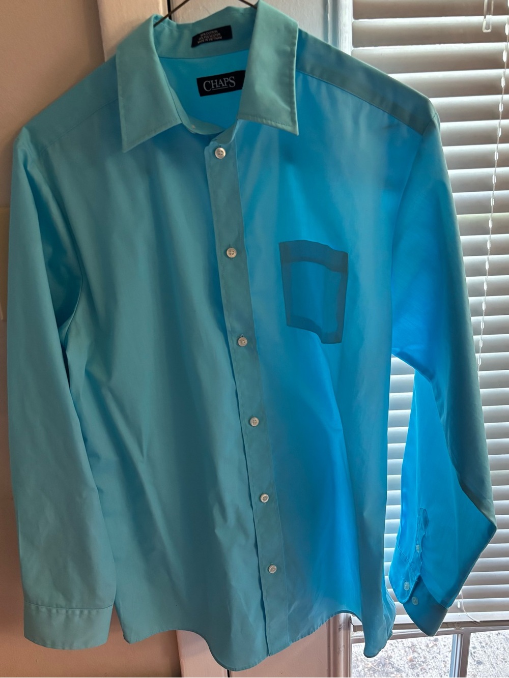 Chaps Women’s Size 18 Blue Button-down Shirt